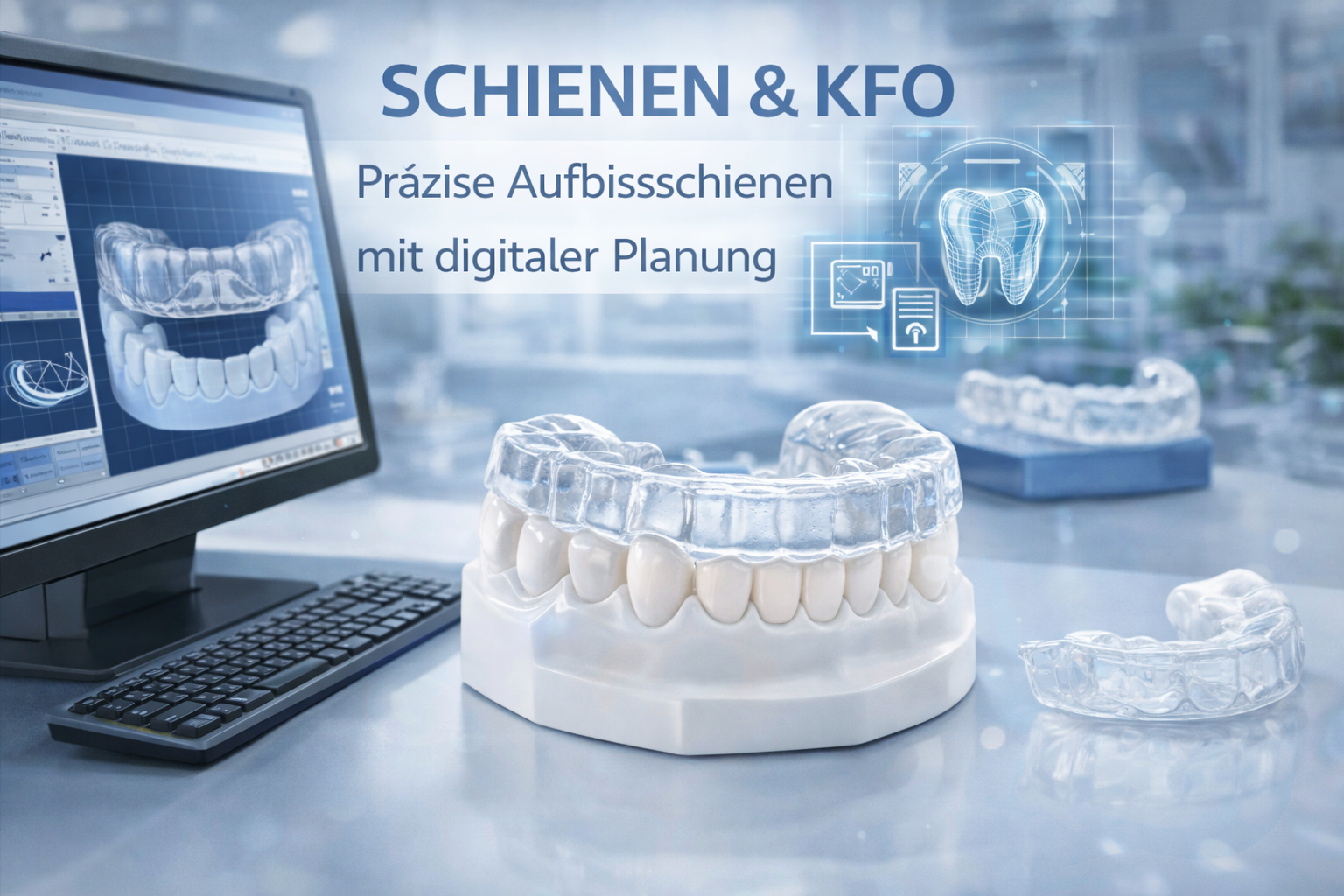 Aufbissschienen KFO Castrop-Rauxel - Präzise Schienen mit digitaler Planung